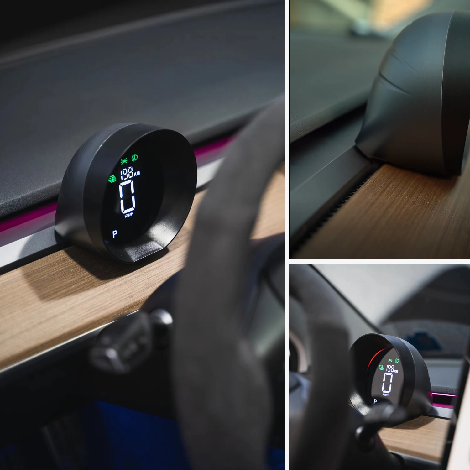 Car Dashboard Display Speedometer Digital LCD Cluster Instrument Panel Digital Dashboard Panel Display Speedometer For Tesla