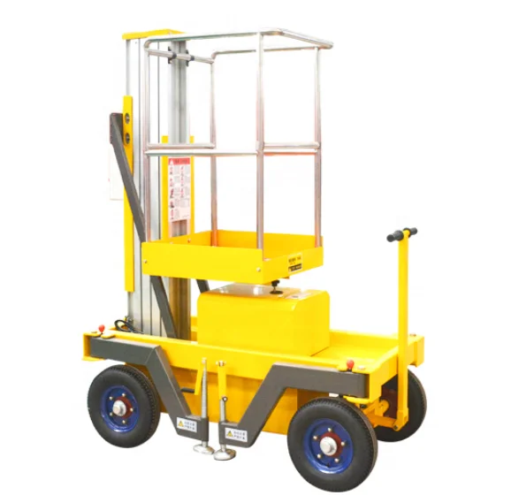 150Kg Capacity Aluminium Hydraulic Portable Lifter Manlift 10M