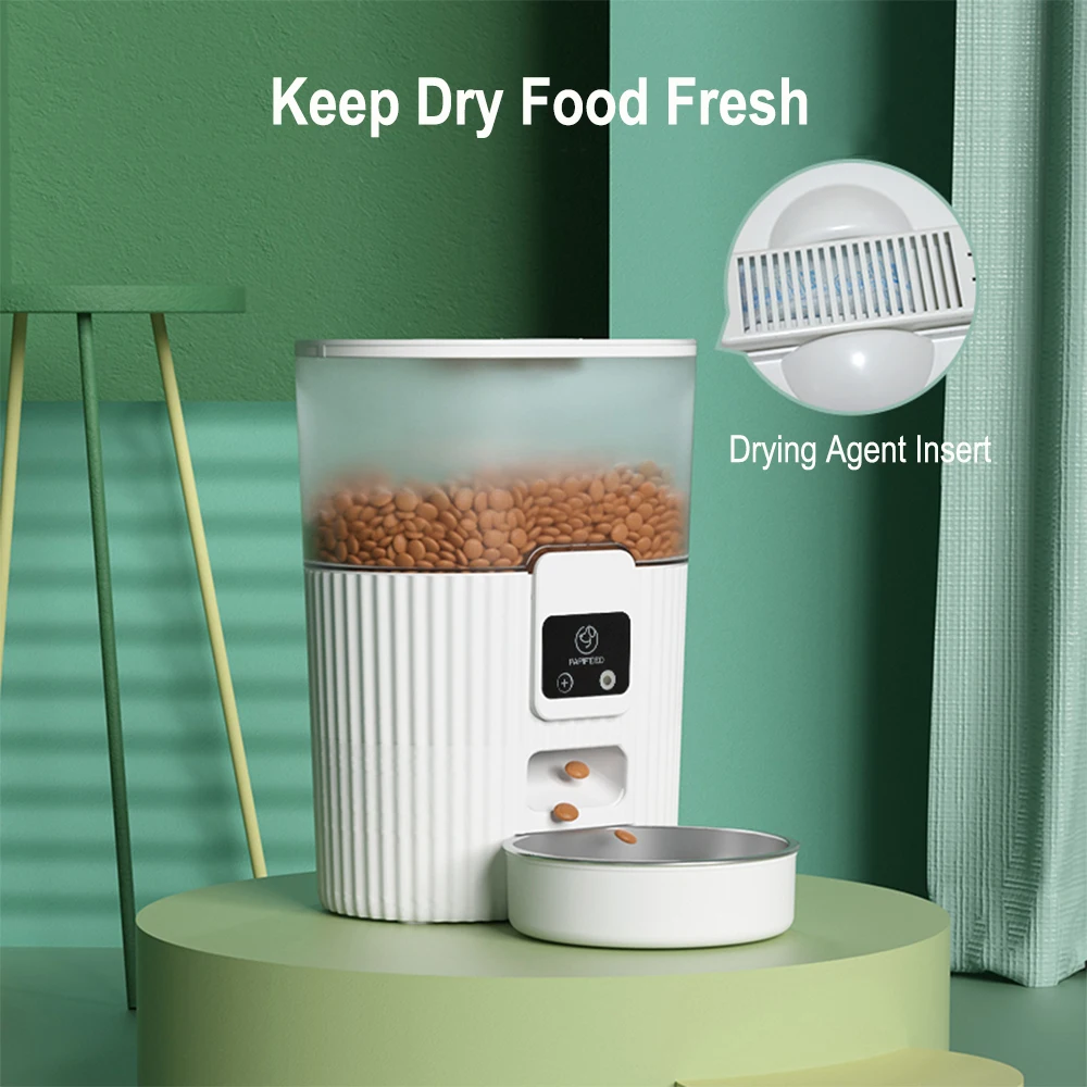 Wholesale Goods In Stock Hoopet Smart Smart APP Feeding Automatic Pet Dog Cat Food Feeder