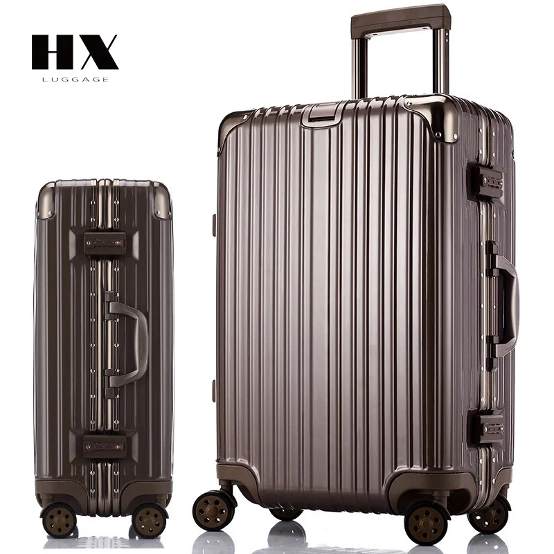 ABS suitcases 20' 22' 24' 26' 29'travel bags aluminum bag travel luggage light weight travel bag luggage carry on luggage