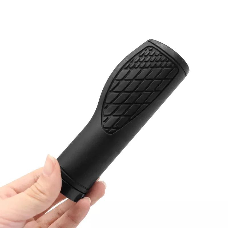 ODI Bicycle Handle with Lock Ring Grips Mountain Cycling Silicone 22.2mm Anti-slip Handlebar Grip for Brompton MTB BMX Folding