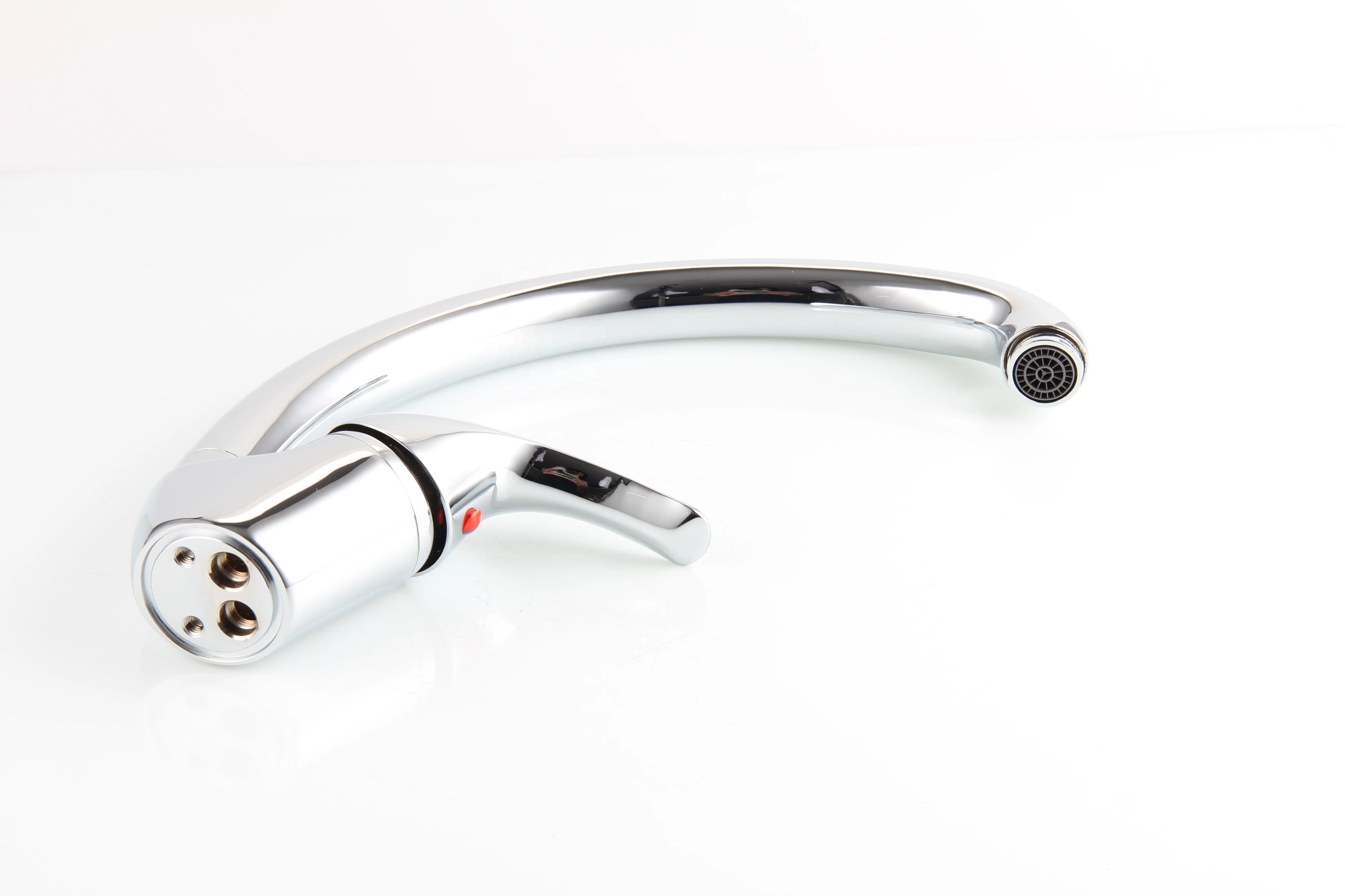 High Quality Brass Kitchen Deck Mounted Brass Material One Handle Sink Faucet
