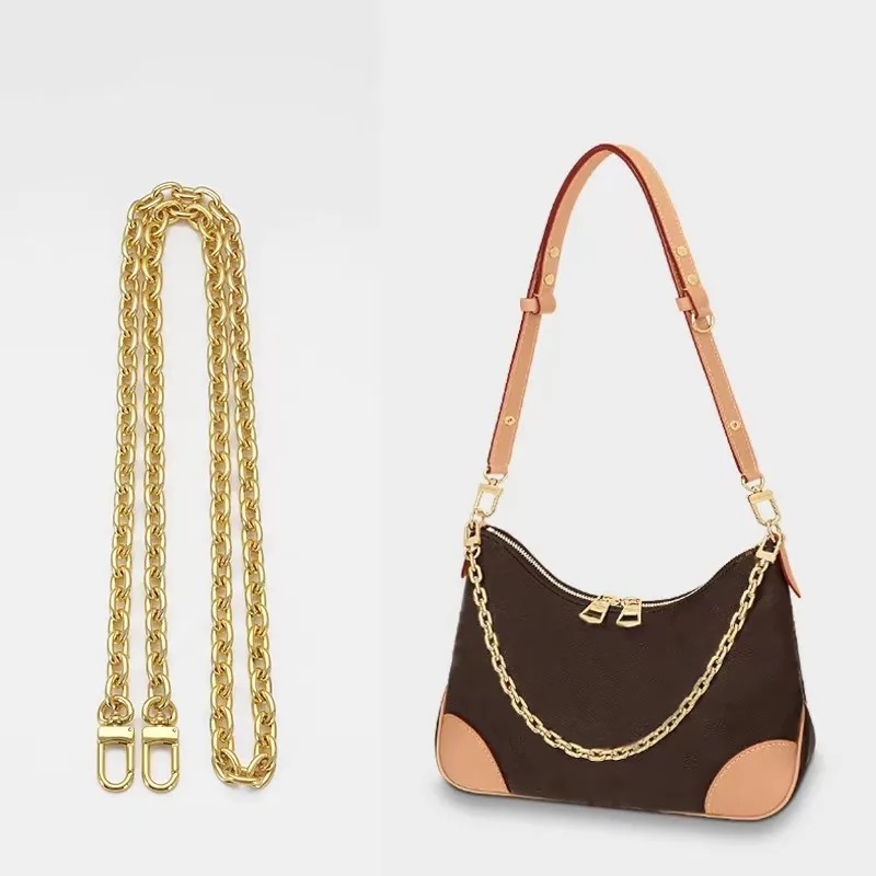 Cow Horn Bag Metal Replacement Chain Steel Chain High Quality Non fading Multi color Chain Single Shoulder Backbone Strap