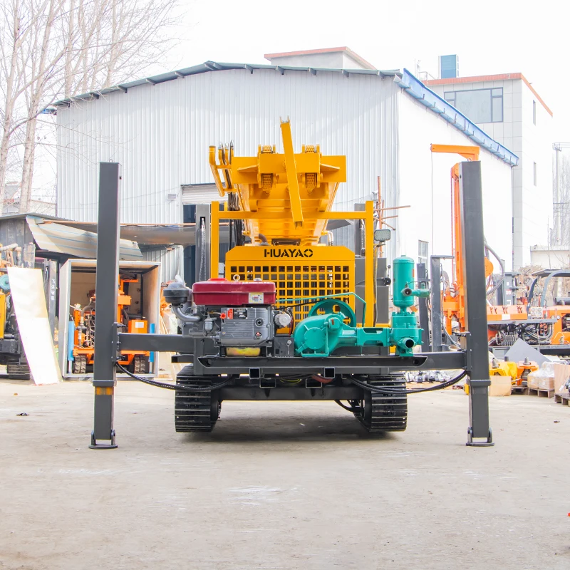 400m 500m deep crawler mounted water well drill rig Water well Crawler portable drilling rig machine