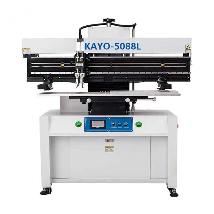 New Design Semi-automatic SMT PCB Printing Machine KAYO-5088L   Screen Printer