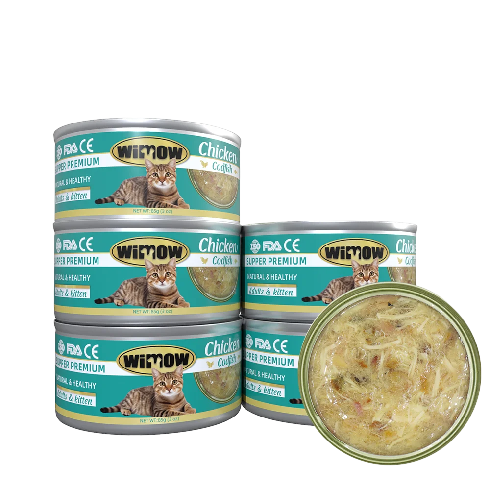 OEM Top Sale Cat Wet Food Manufacturer Grain Free Multi Flavor 85G Red Meat Cat Food Wet