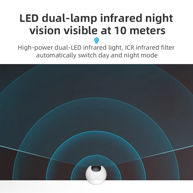 
BMK530 Smart Wifi Wireless Baby Monitor Infant 2.4GHz Digital Video Baby Monitor with Temperature Display Night Vision Music 