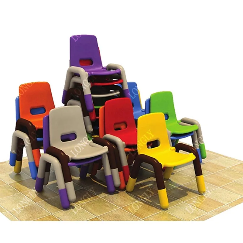 Colorful kindergarten kids plastic chair price for preschool