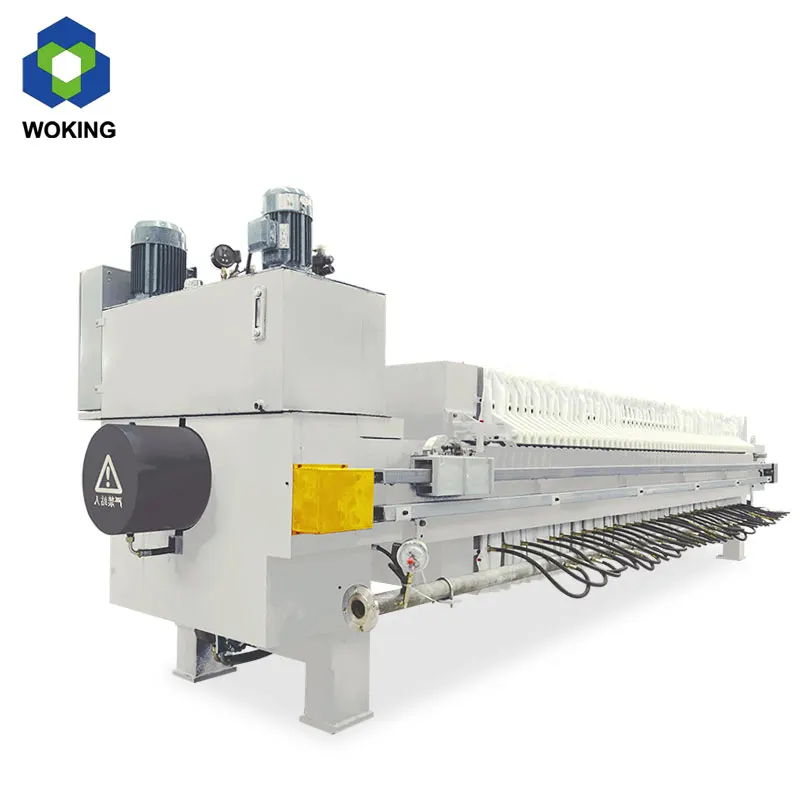 coal washing industry sludge dehydration membrane filter press machine