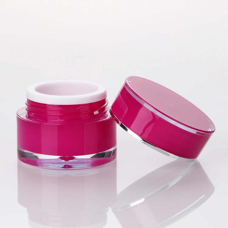 5g 10g 15g 30g 50g Luxury cosmetic containers new style oval shaped gold acrylic cosmetic cream jars