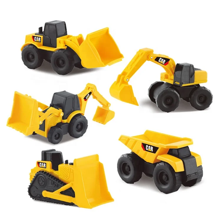 Diecast Truck Toy Model Car Mini Concrete Truck Construction Car Toys for Kids Plastic Unisex Slide Yellow HG Toys Accepted 331