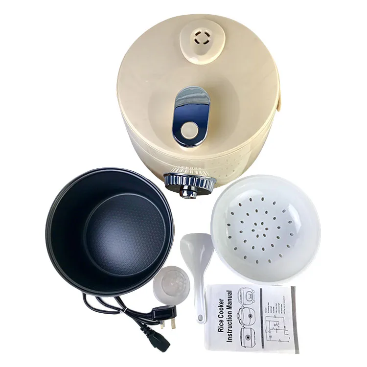 
2021 New non-stick inner pot colorful design PP plastic shell 1.2L 1.5L OEM brand Electric Rice cooker 