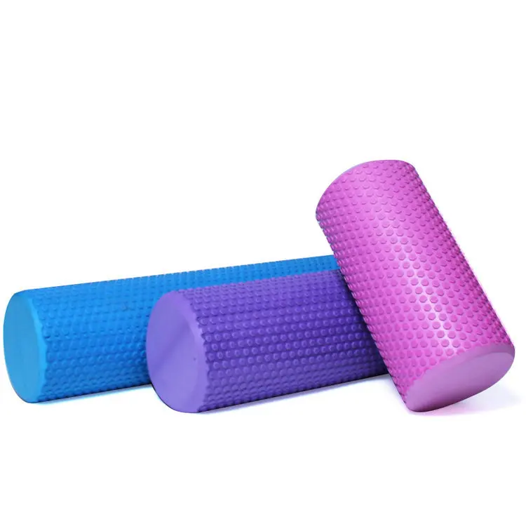 SHENGDE 30cm 45cm 60cm 90cm High Quality Yoga Back Roller Massage Exercise Relax Solid Eva Yoga Foam Roller