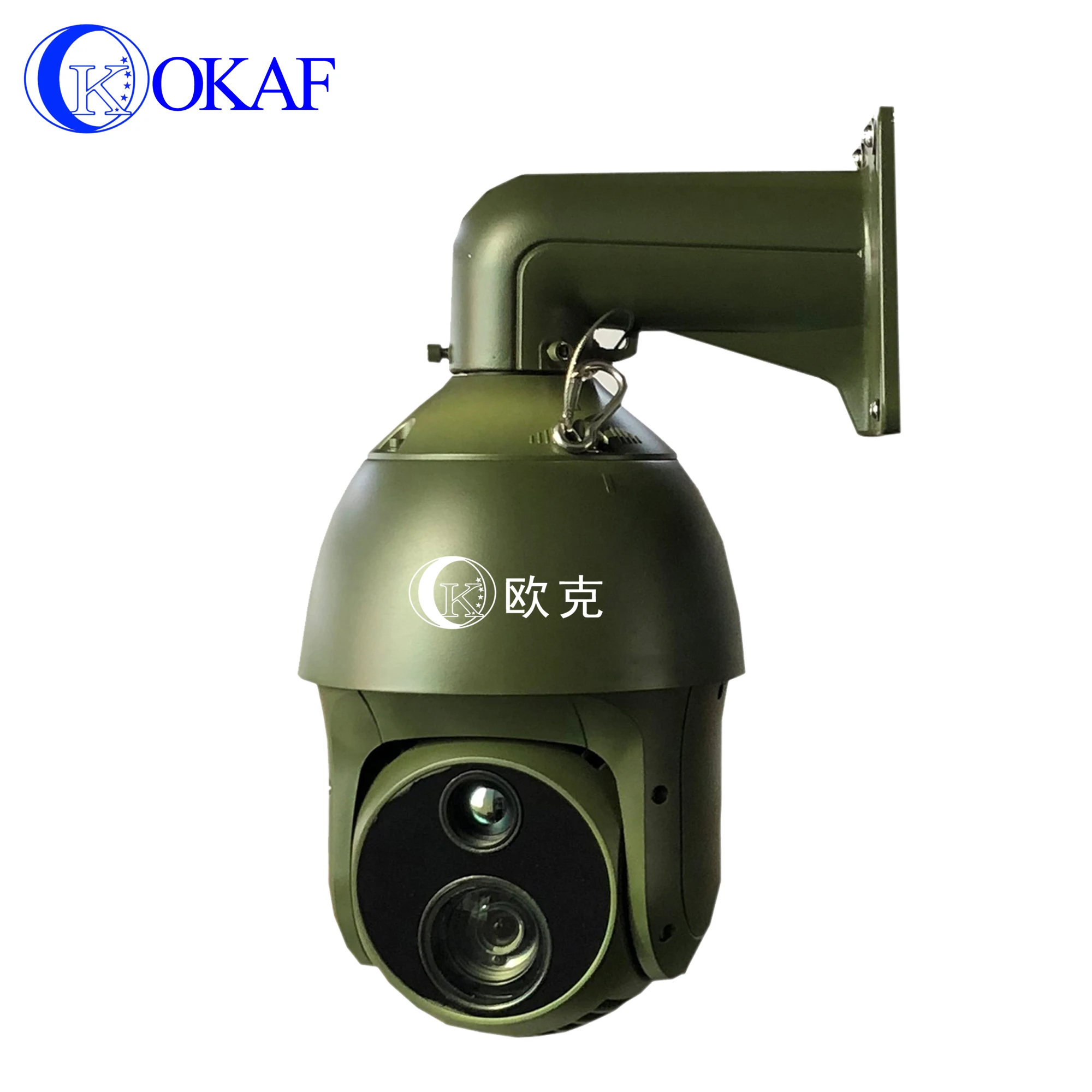Intelligent Long Range Thermal Imaging HD IP Camera Dual-spectral Network Dome Camera with Tracking