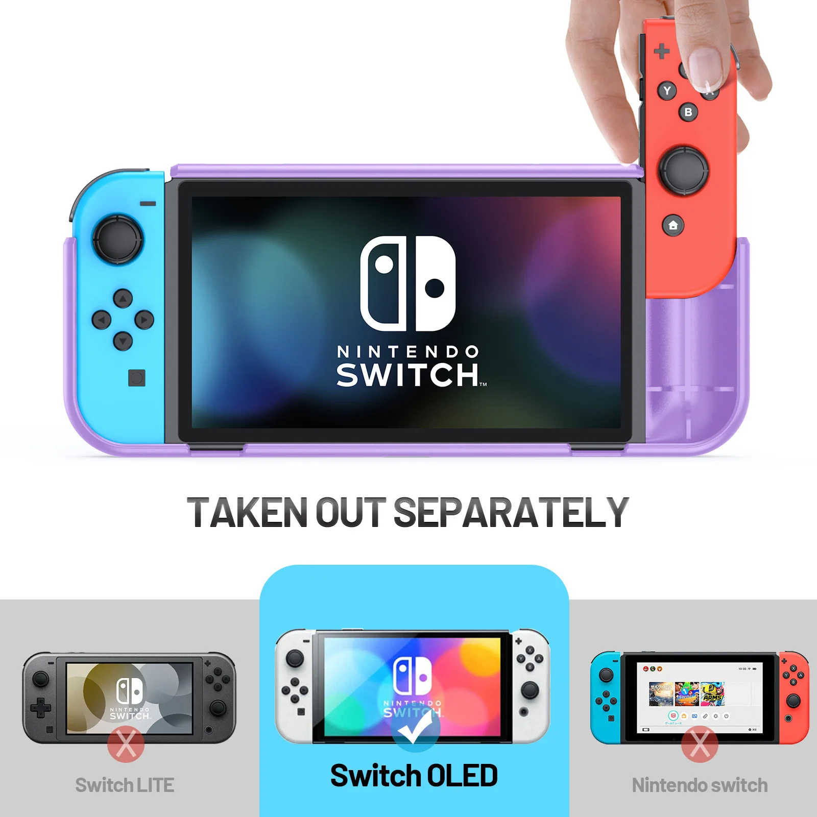 Новый чехол для переноски игровой консоли Switch OLED защитный акриловый магнитный держатель карт Nintendo DS