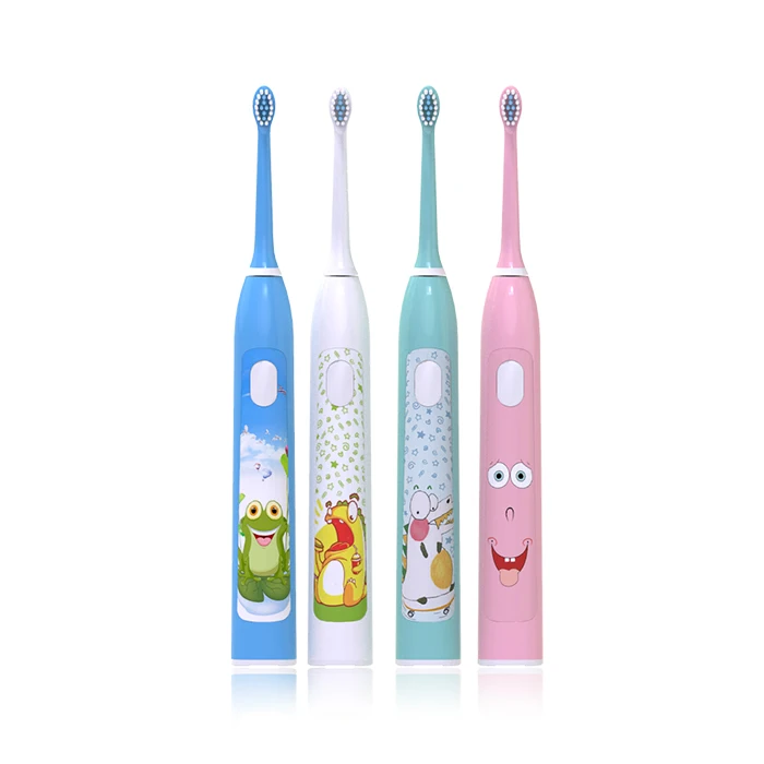 Cute cartoon Toothwhitening personalized smart Sonic Electric Toothbrush with 4 Modes  Working 40 Days IPX7 Waterproof