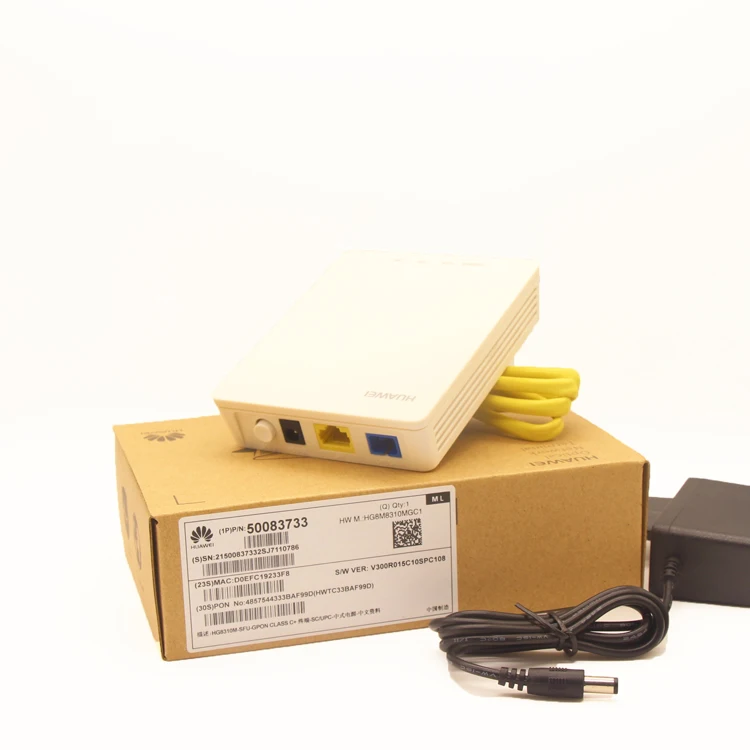  GPON Huawei HG8010 GE Однопортовый гигабитный порт Терминал EPON XPON FTTH ONT применим к режиму и английскому интерфейсу