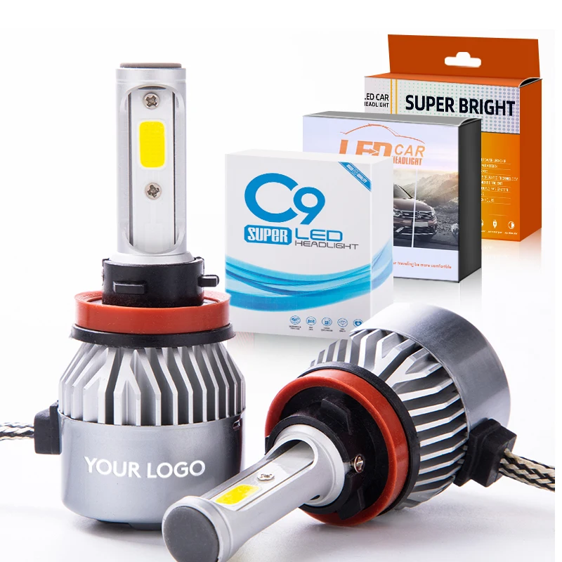 GPNE others car light accessories c6 H4 H7 9005 light car led bombillos led carro 360 Faros Para Carro Lamp Luces Led Automotriz