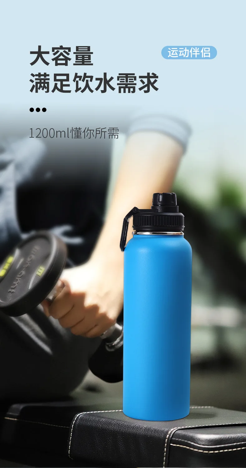 Custom Logo Vacuum Insulation Stainless Steel Cold and Hot Water Bottle Label Printer