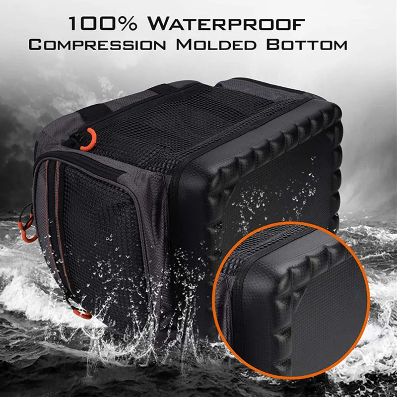 large lures bait packaging fishing bag storage case waterproof camping hiking fly fishing box