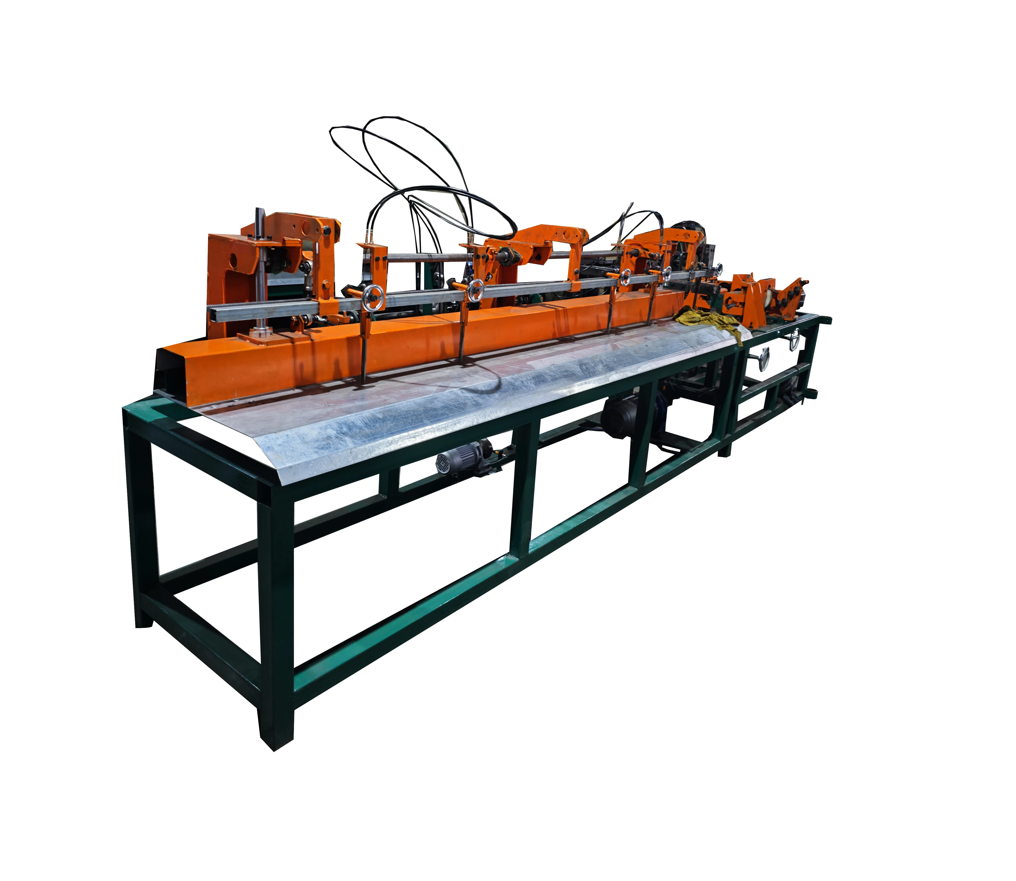 2023 NEW fully automatic double  wire mesh chain link fence weaving net fencing making machine factory price