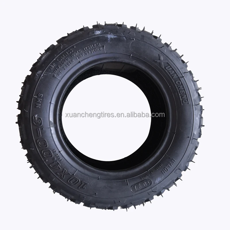 Small scooter tubeless 10*4.00-6  electric bike tyres