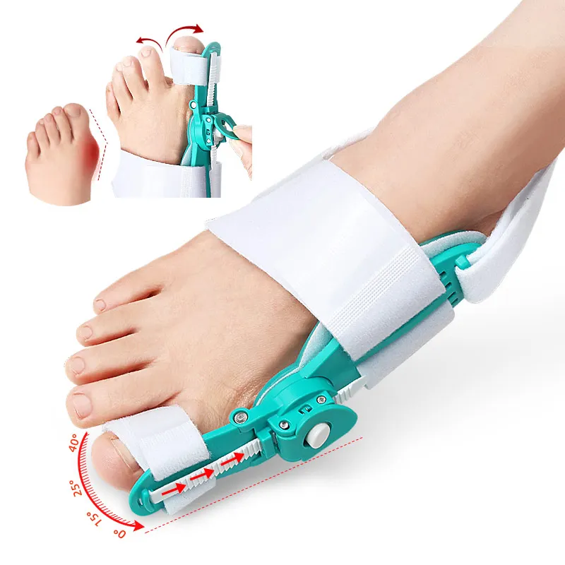 New arrival Adjustable Big Toe Splint Foot Bone Protrusion Overlapping Toe Separator hallux Valgus Bunion Corrector