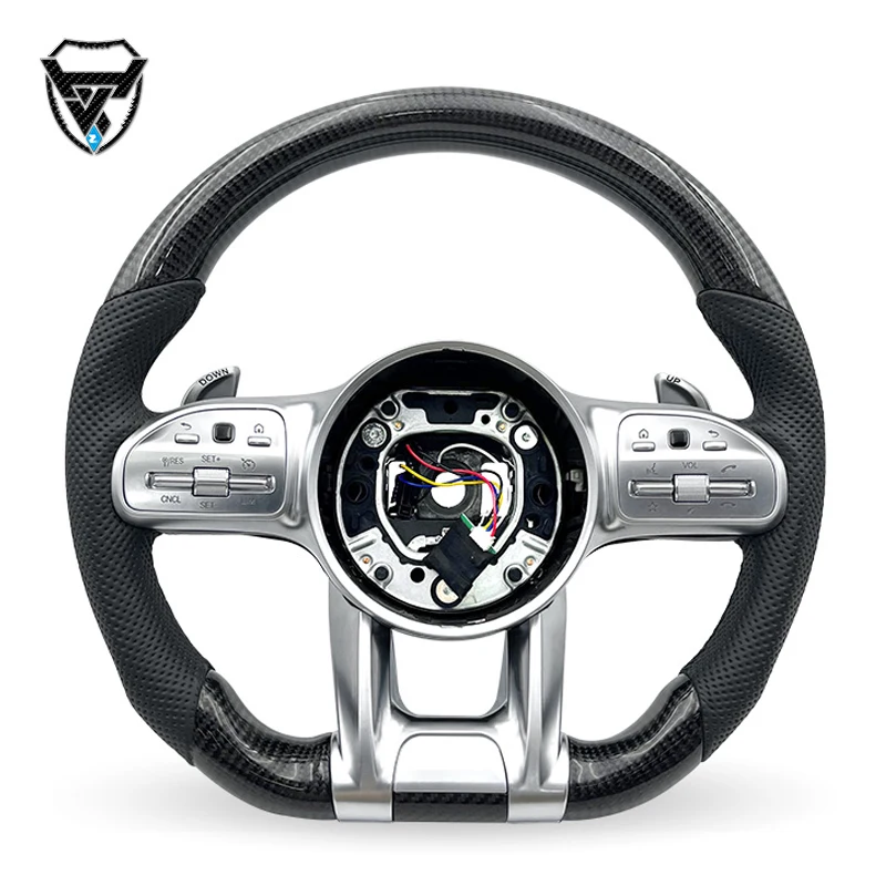 For Mercedes Benz A GLA B GLB C GLC E GLE CLS 2019-2023 custom sport model handle steering wheel modification 809-YD-T3-Y