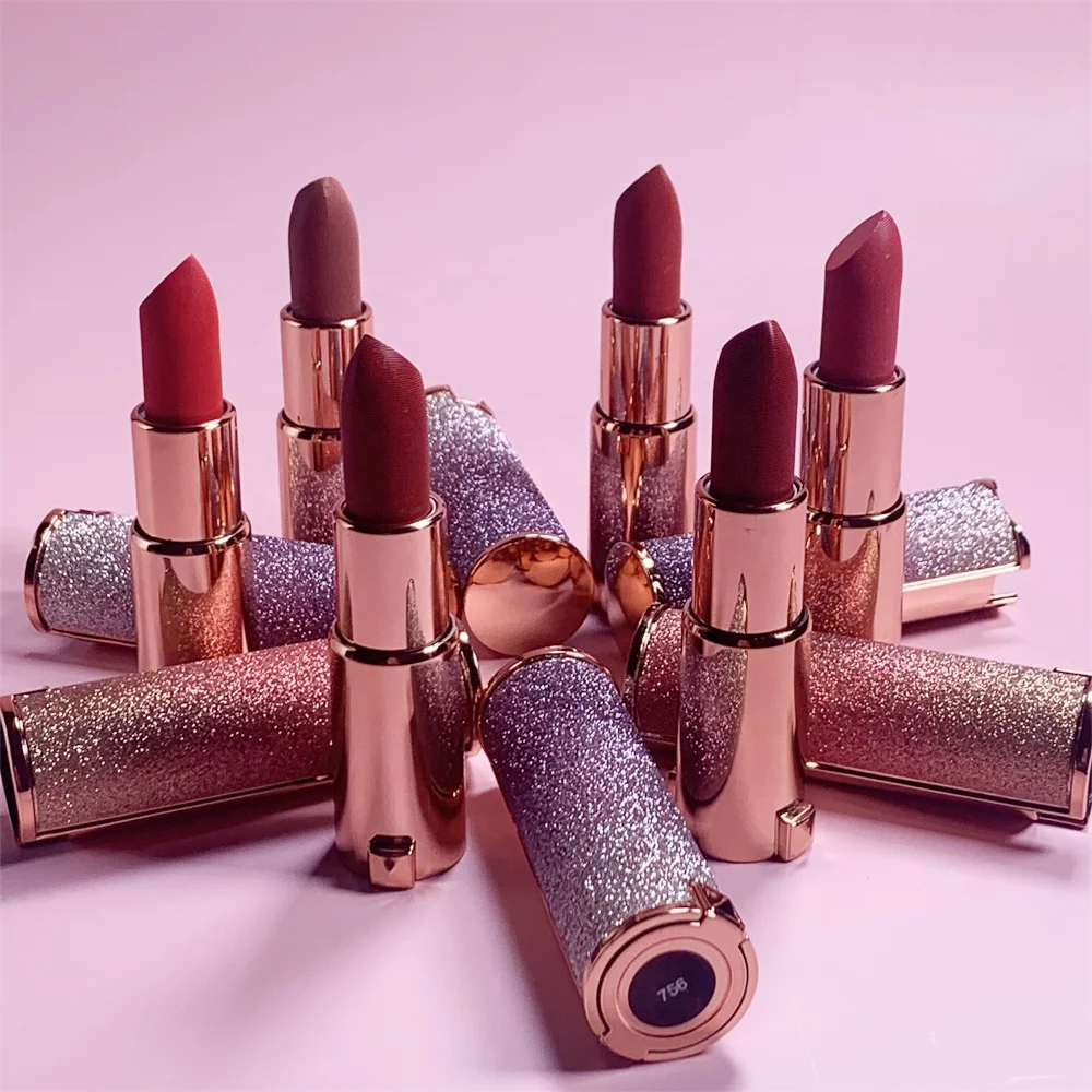 Best Selling Low MOQ Make Your Own Brand Customized Unique Natural Organic Halal Luxury Makeup Cosmetics OEM ODM Lipstick