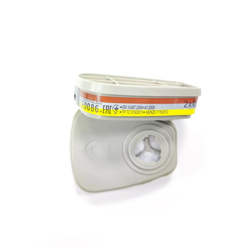 6057 Filter box filter box against organic vapors acid gas hydrogen chloride sulfur dioxide suitable for gas mask  6200 7502