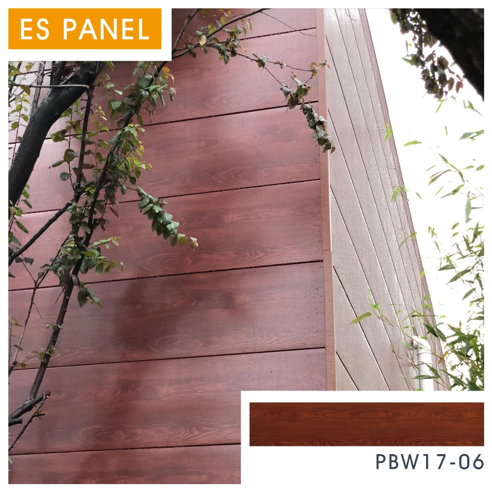 Облицовка из искусственного дерева сэндвич теплоизоляция Наружная стеновая сайдинговая панель