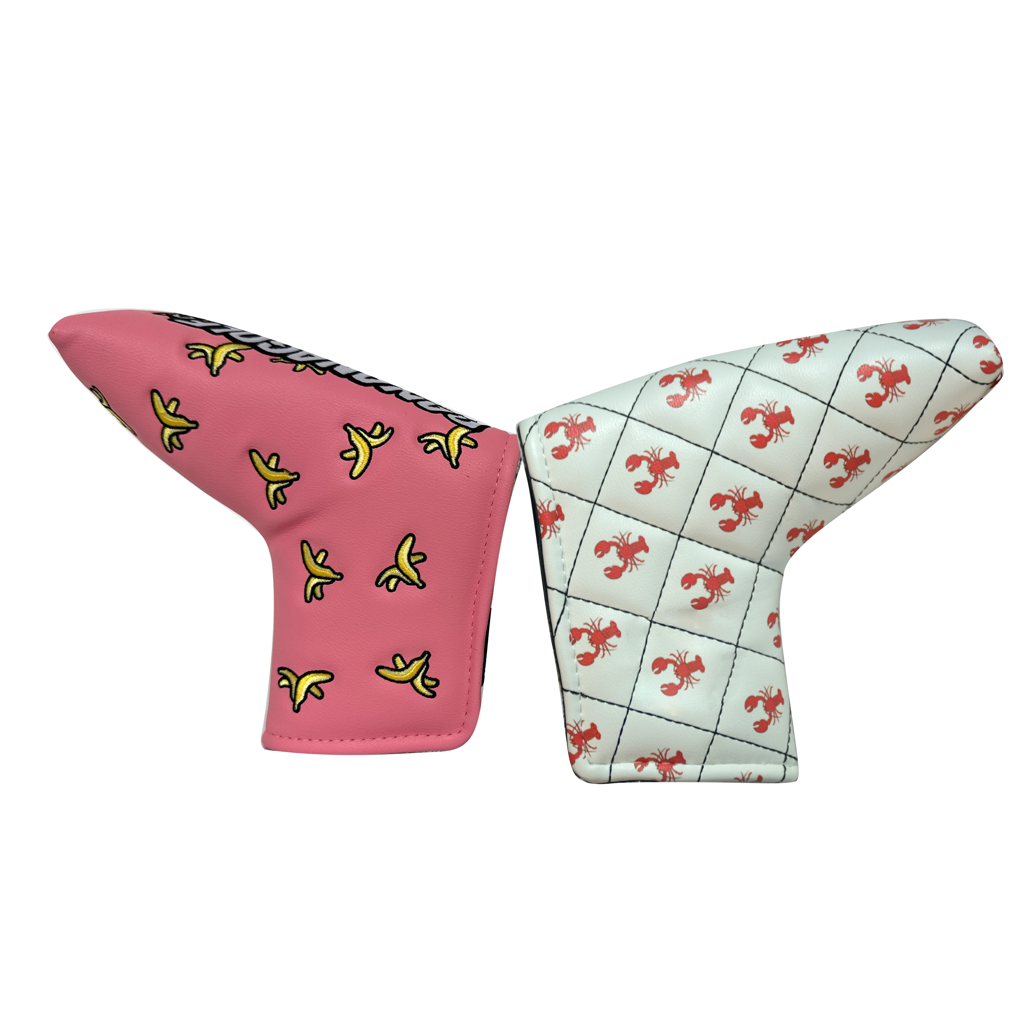 Golf head covers custom high quality PU leather good price golf headcover putter