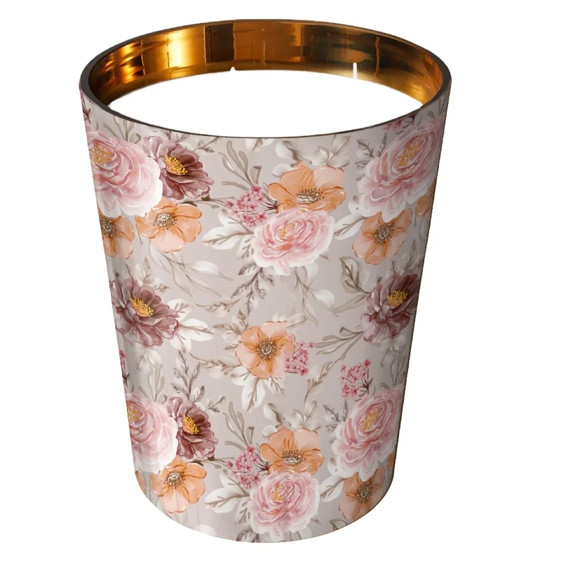 Оптовая продажа индивидуальная Марка соевый воск большой емкости 3 хлопчатобумажные ароматические свечи