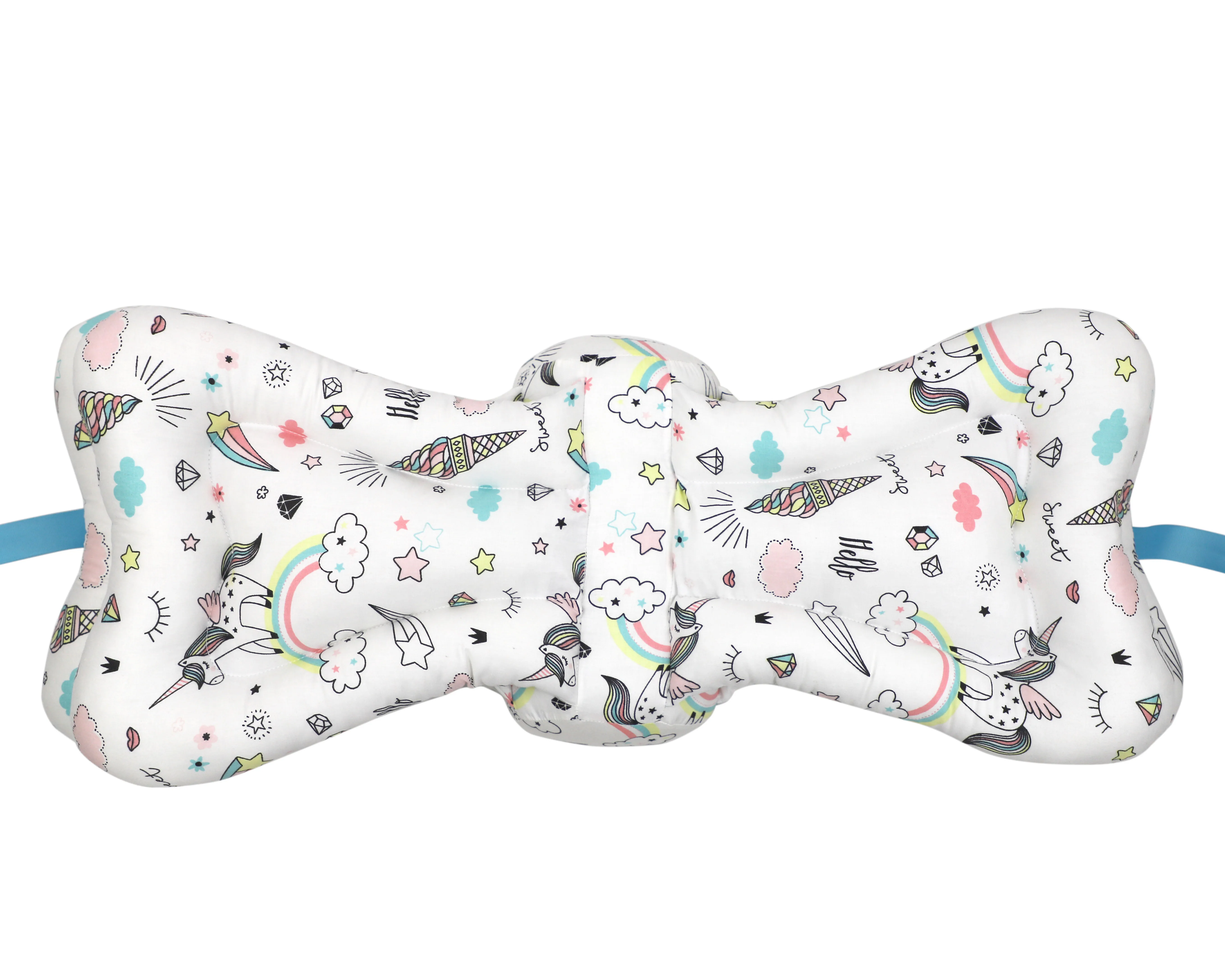 2023  Newborn Baby New Design 100% Cotton Fabric Soft Fulling Anti Pilling Twin Breastfeeding Pillow