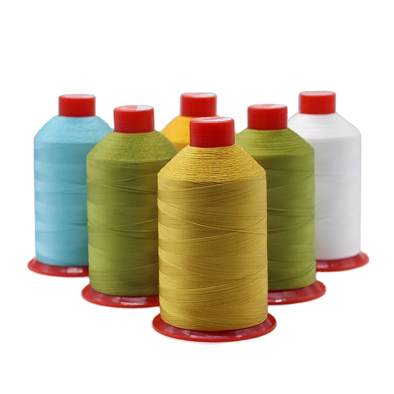 Wholesale High Tenacity Nylon Sewing Thread Size 69 Multicolor Nylon 66 Bonded Sewing Thread Tex70 3000M/Spool