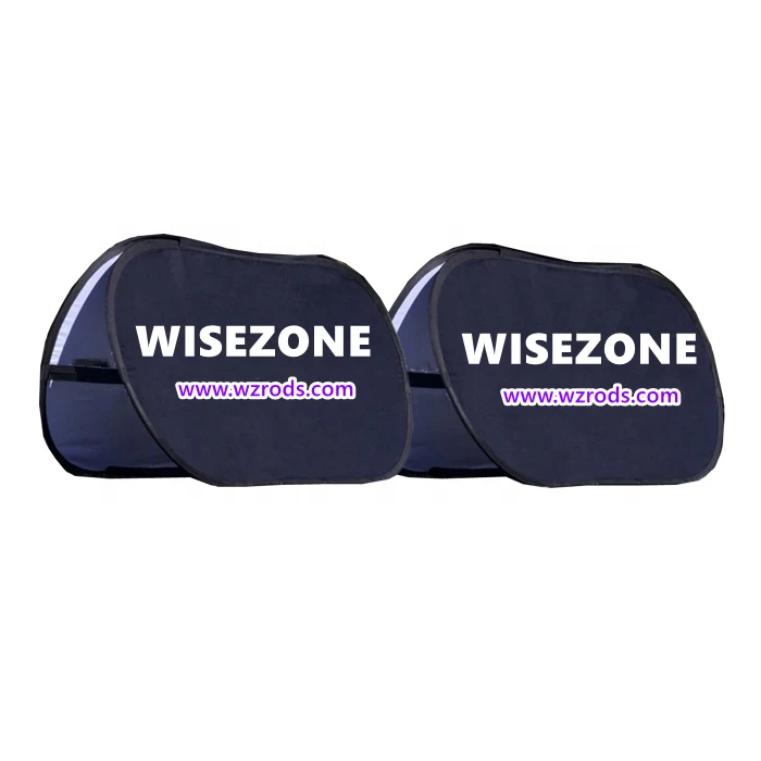Weihai Wisezone Barrier Banner Pop Up Flag Metal Hardware Foldable A-frame Banner For Indoor Outdoor Event Show