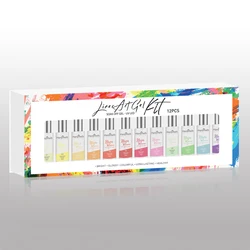Nail Products Suppliers Private Label 24 Colors Custom Gel Liner Kits Nail Art Platinum Painting UV Gel Polish Set