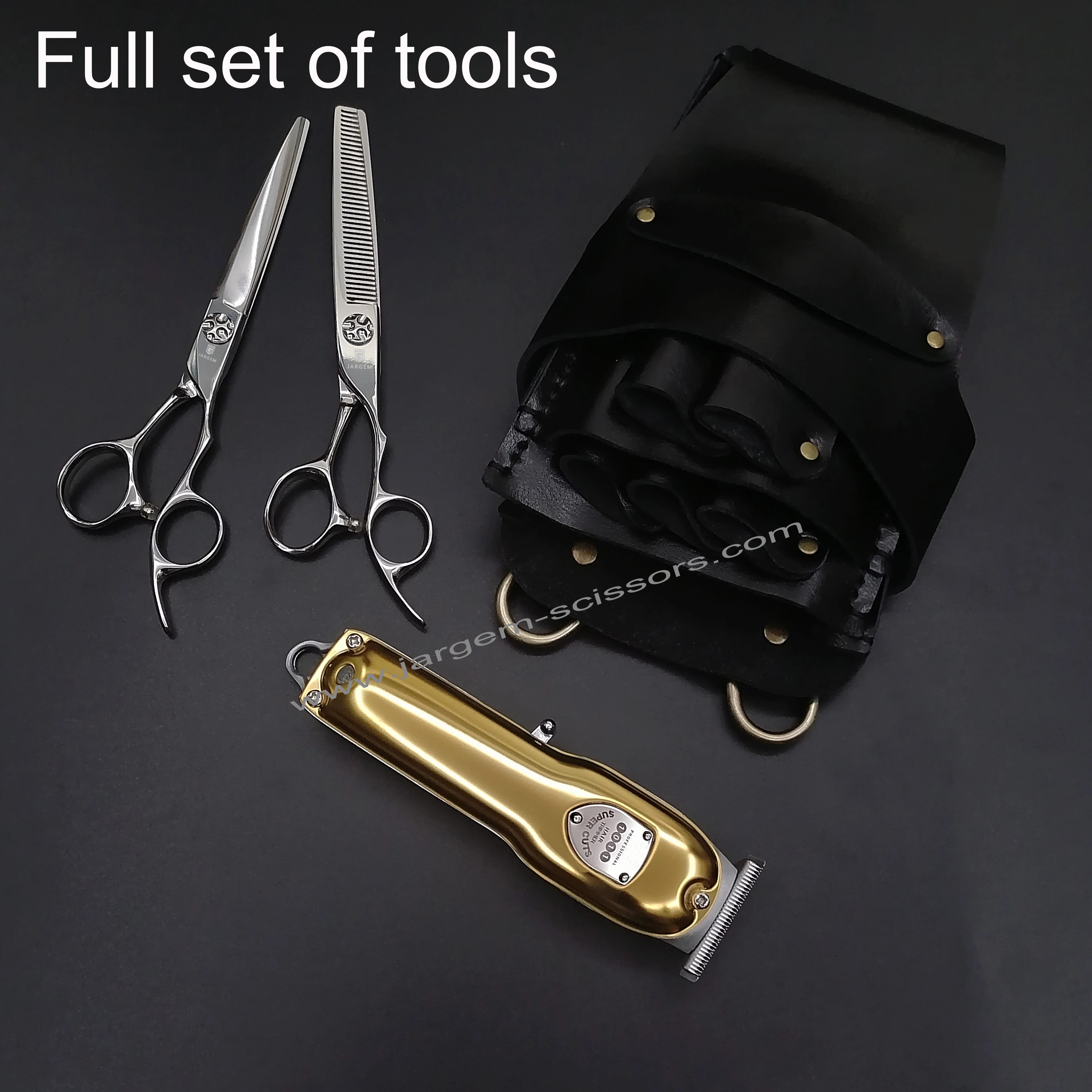 Быстрая доставка чехлы из натуральной кожи с ножницами для волос с поясом цветные Опциональные парикмахерские сумки