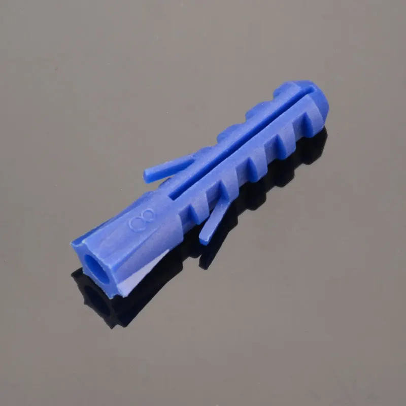 Plastic Wall Anchor with Metal Nail 6MM 8MM 10MM 12MM BLUE/GREY/RED/WHITE COLOR