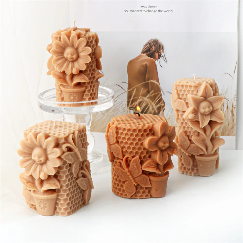 Силиконовая форма для подсвечников