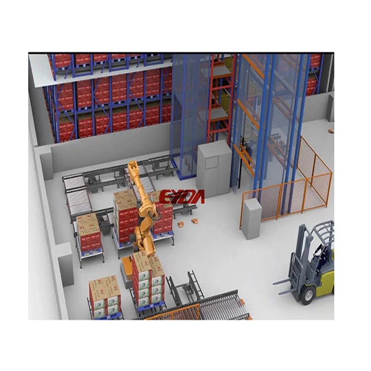 Вертикальный стеллаж для хранения поддонов