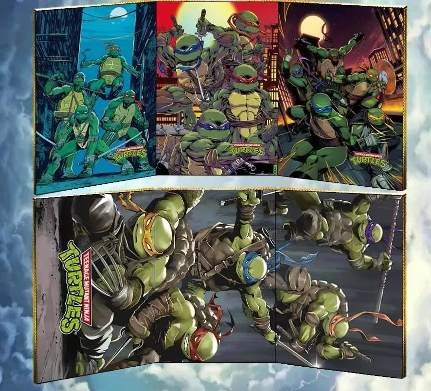 Wholesale Ninjas Turtles Collectible Cards Japan Anime Figure Teenage Mutants Game Playing TCG Card Board Game Toys Kids Gifts
