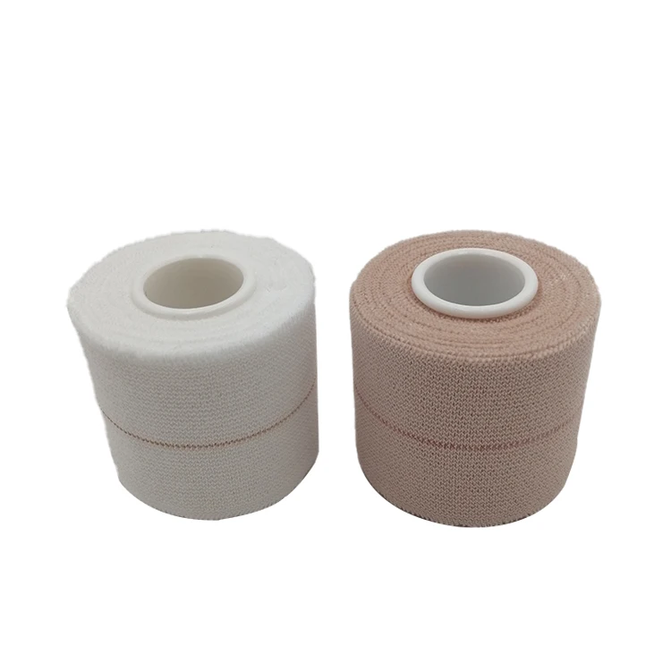 Premium Heavy Elastic Adhesive Bandage Wrap Cotton Cohesive Tape White Skin Color Medical Heavy Elastic Bandage for Sale