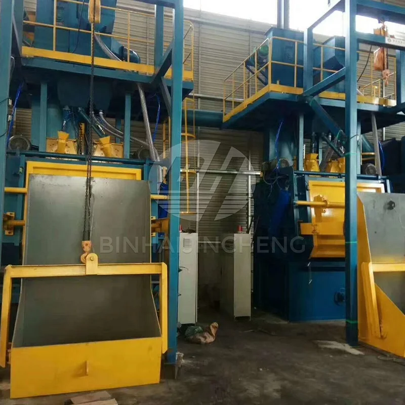 Низкая стоимость обслуживания электрическая автоматическая загрузка барабанная машина для дробеструйной обработки