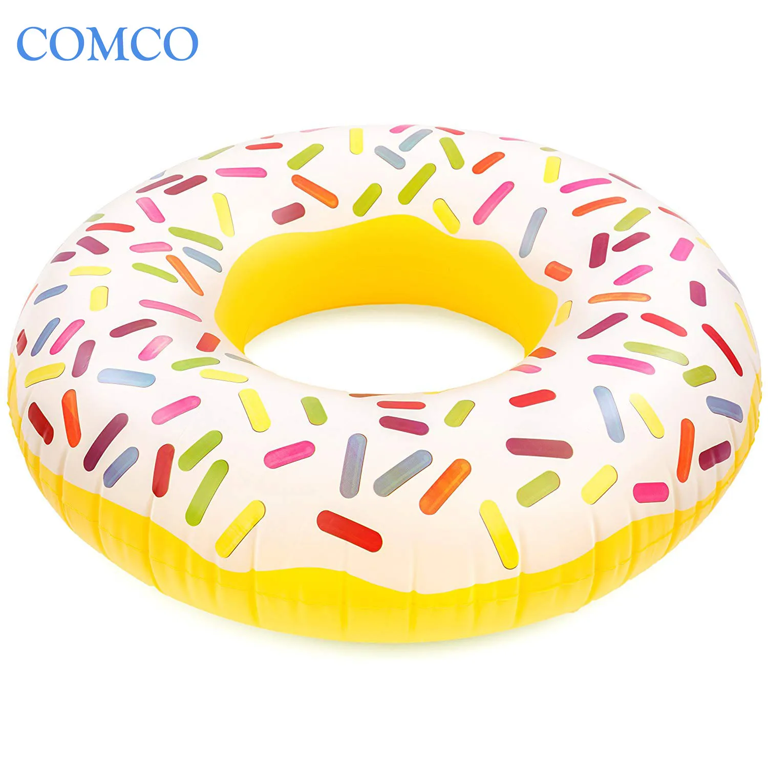 Eco friendly  PVC Doughnut Swimming Ring Inflatables swim Ring