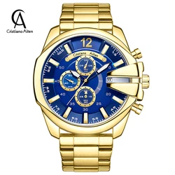 Cristiano Aillen CA0832G Brand Fashion Quartz Custom Design Wrist Man Watch 6-pointer multifunctional business watch