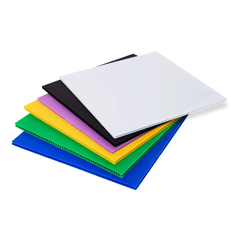 Eco-friendly  Flexible Polypropylene Hollow Plastic Plate Pp Plate Sheet