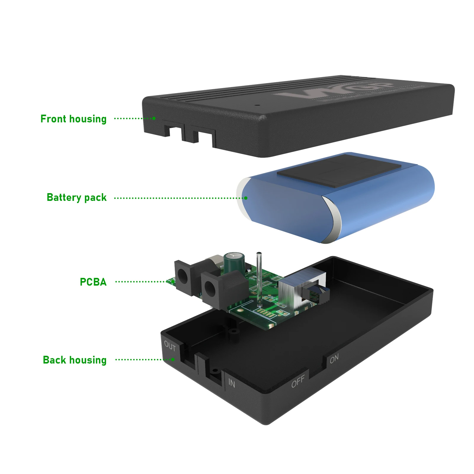 WGP mini dc ups 12v 2a Mini UPS wifi маршрутизатор монитор для маршрутизатора