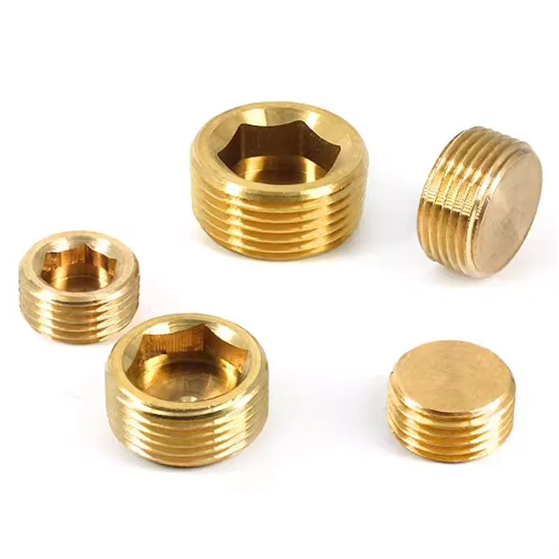 Good Quality Factory Directly brass internal hex thread socket pipe plug