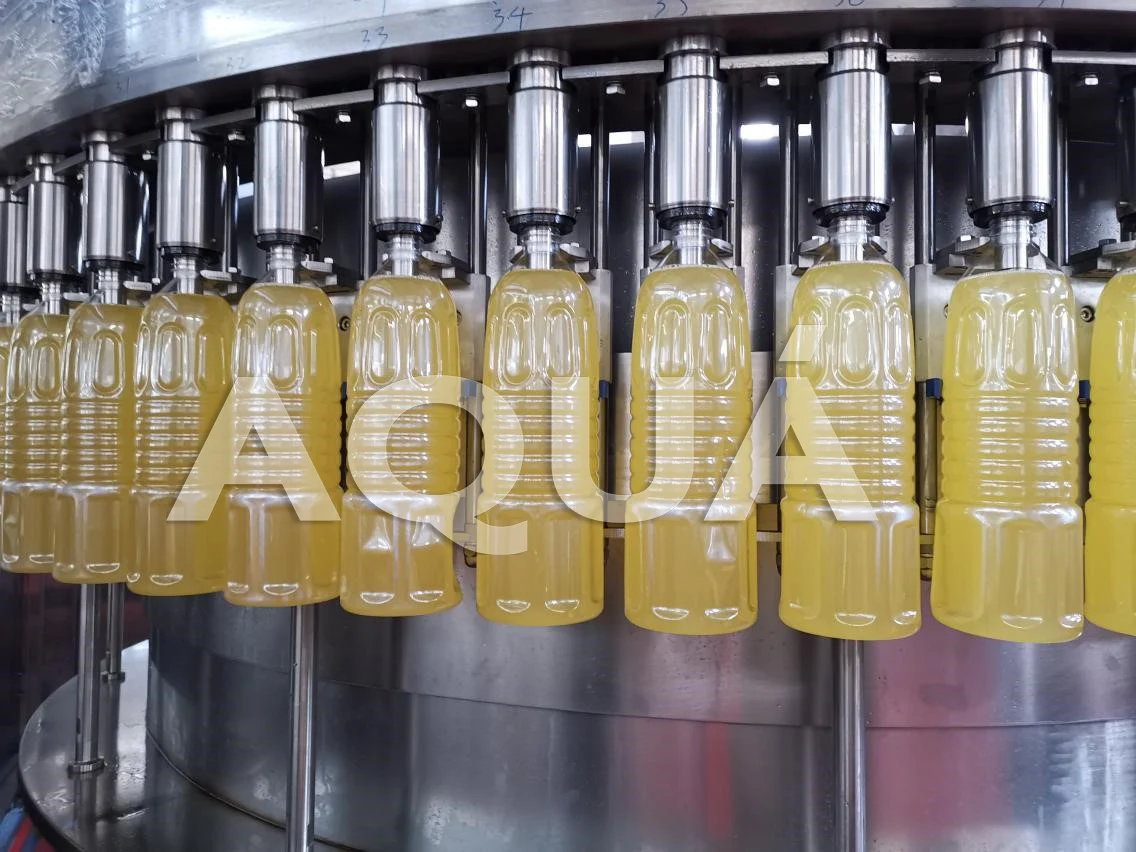 Automatic Oil Filling Machines For Edible Oil / Sunflower Oil Plant